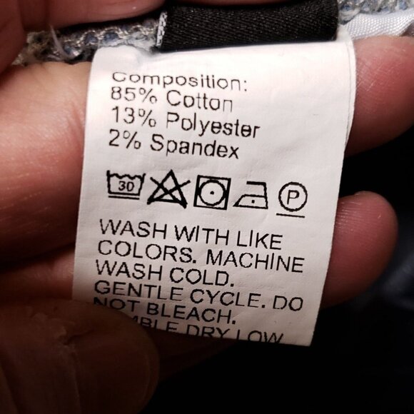 Shein Womens Medium Wash Elastic Waist Denim Shorts XL - Picture 4 of 4